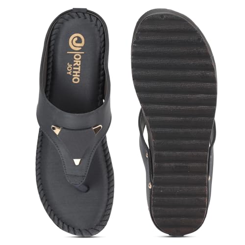 Image of ORTHO JOY doctor Footwear for women||Sandal For Women || Orthopedic Women's Fancy Slipper For Women