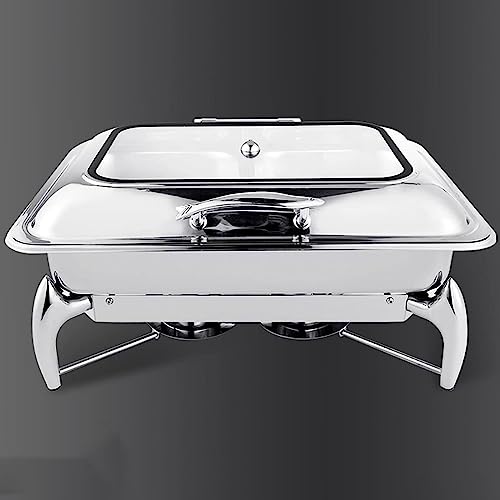 IROEJT Calentadores de Alimentos eléctricos para Buffet - Bandejas con Tapa, Calentadores de Mesa, bandejas para Control de porciones, Calentadores de Alimentos Tipo c