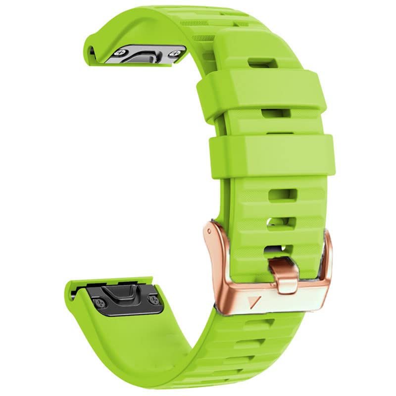 Bracelet de remplacement silicone de qualité avec boucle finition or rose