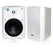Wireless Outdoor Speakers, Bluetooth 6.50" Indoor/Outdoor Weatherproof Patio Speakers,White, Pair, by Sound Appeal