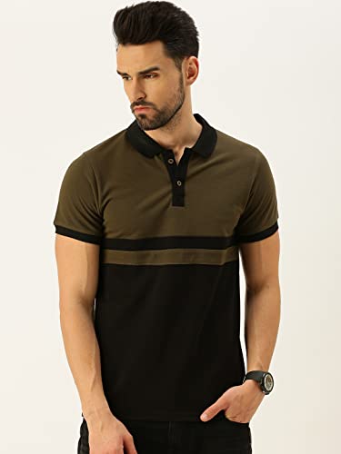 Image of Veirdo Men's Cotton Solid Classic Fit T-Shirt
