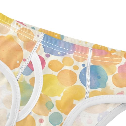 KLL Watercolor Little Boys Pure Cotton Briefs Breathable Undies4
