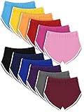 Yinder 12 Pack Yoga Dance Short Cotton Sport Shorts for Women Workout Pajama Shorts Athletic Shorts for Women Pack Cute Summer Shorts for Cycling Hiking Running Sport, Medium
