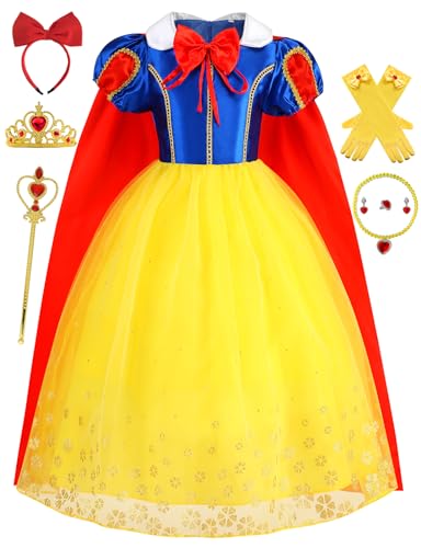 Vestido de Princesa para Niñas Disfraz 4-5T