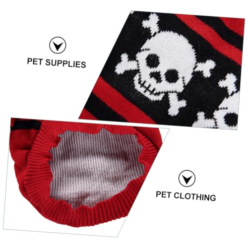 Disfraz de Halloween para perro talla XL diseño calavera miniatura 5