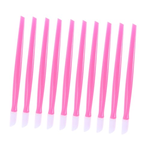 CRILSTYLEO 100 Piezas Empujadores De Cutícula Limpiador De Uñas Pegatinas De Cutículas Para Uñas Palo De Arte De Uñas Limpiador De Uñas Con Punta De Cutícula De Uñas Empujador De Cutículas