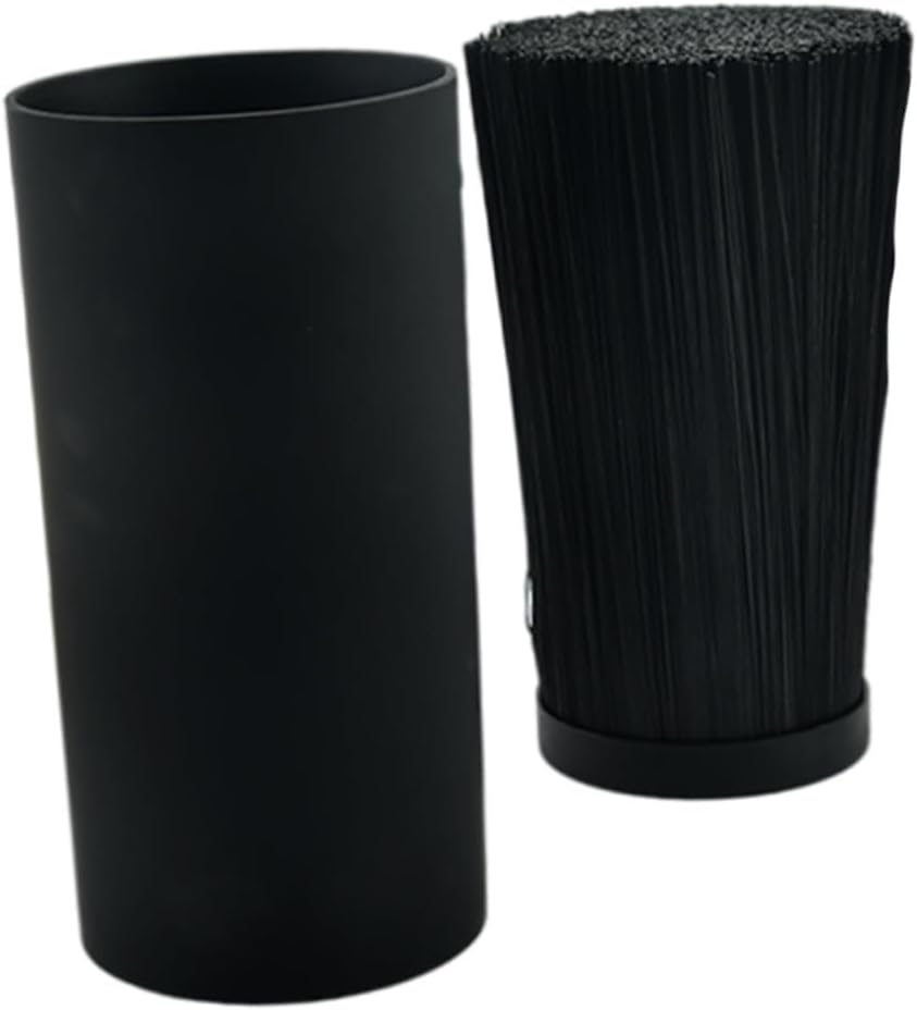 Zerodeko Plastic Cutter Rack Kitchen Storage Holder with Slot Design Household Cutter Organizer for Safe Convenient Knife Storage Space Saving Black Tool Stand for Kitchen Supplies