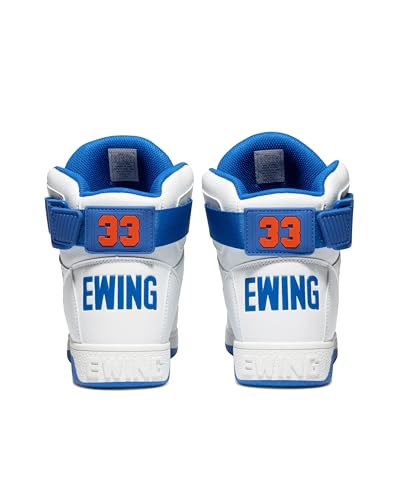 Ewing Patrick Athletics 33 HI x Orion Hybrid White Blue Orange High-Top Sneakers3