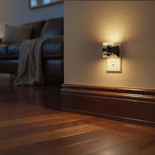 Image of Briignite Motion Sensor Night Light Bubble Night Lights Plug into Wall | Modern 5CCT Dimmable Nightlights, Dusk to Dawn Sensor Nightlight for Bathroom Bedroom Hallway Kitchen