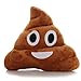 Sisyria Carino Smiley Emoji Poop Cuscino, Divano Cuscino Decorativo Che abbraccia Cuscino Imbottito Chubby Poop Giocattolo Creativo di Compleanno Regalo per Gli Amici Parenti,50 * 60CM