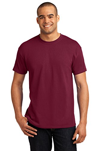 Hanes ComfortBlend EcoSmart Crewneck Men's T-Shirt, Cardinal, L