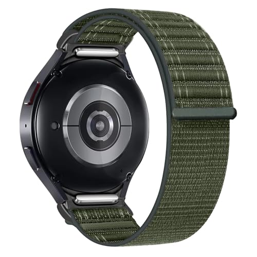 [�����ȓX] �i�C�������[�v�X�g���b�v �ɓK��Samsung Galaxy Watch 7 5 6 4 FE 44mm 40mm/5 Pro 45mm Classic 47mm 43mm ���ԂȂ��u���X���b�g Galaxy Watch7 �o���h(Army 