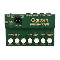 25W Solid State Pedalboard Amplifier Head with 3 Voicings Dry Cab-emulated Monit Outputs (XLR 1/4" Headphone) FX Loop - British Reverb 1-ch