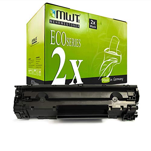 2X MWT Toner Compatible para Canon PC D 440 450 sustituye 0263B002 FX10 FX 10 Negro