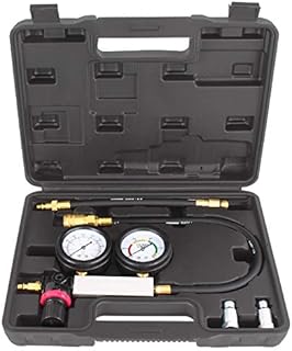 TECPO Druckverlust Leck Tester Undichtigkeiten prüfen Ventile Kolbenringe Kopfdichtung Motortester Druckverlustprüfer Zyli...