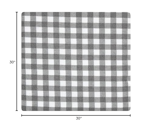 Image of Hudson Baby Unisex Baby Cotton Poly Flannel Receiving Blankets, Farm Friends Grey, One Size