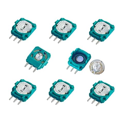 ElecGear 8X ALPS 2.1K Ersatz Trimmer Potentiometer Sensor für PS5 DualSense, PS4 Wireless Controller, Trim Pot Widerstände Ersatzteile für ALPS Analog Joystick mit Drift Fix Platine Cover