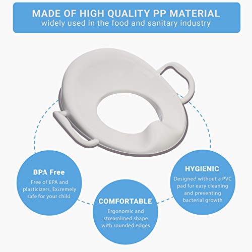 BISOO Toiletverkleiner voor Kinderen - WC-Bril Verkleiner - Toilettrainer - Toiletbril Verkleiner - Kinderen WC Adapter… - Afbeelding 8