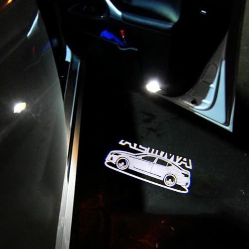 2PCS Luces LED Proyector Logo Puerta para Altima 2002+ miniatura 4