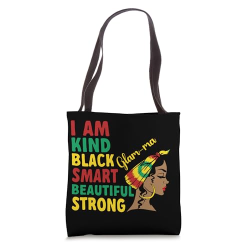 Black Glam-Ma Grandma Tote Bag