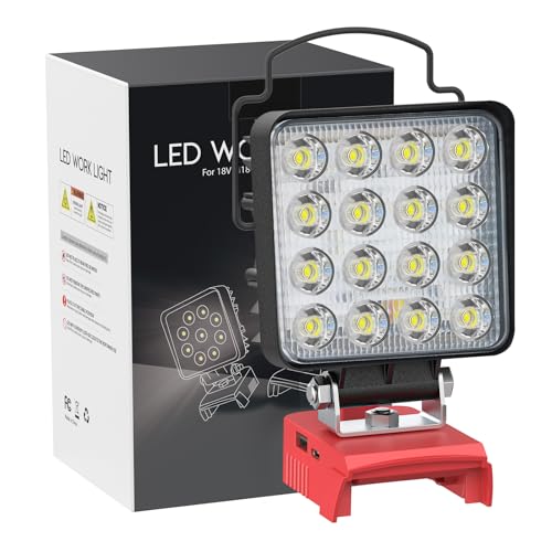 LIVOWALNY Portable LED Work Light Compatible with...