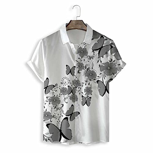Chemise Hawaïenne à manches courtes vêtement plage été homme