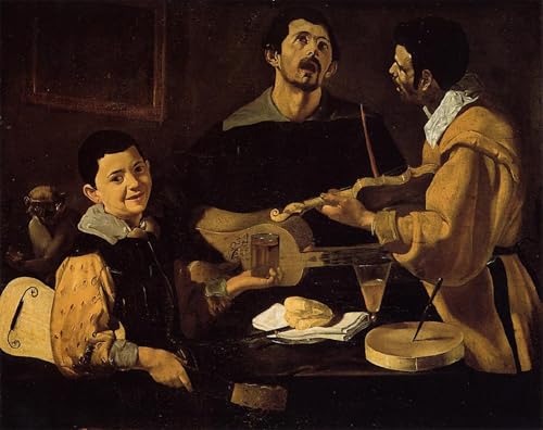 Toile Trois musiciens Velazquez pour sublimer la décoration salon de votre appartement