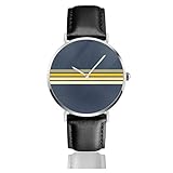 ✔ Unisex-Armbanduhr – schwarze Uhr, 3,8 cm (1,5 Zoll) individuelles Zifferblatt, klassischer Stil, gut gestaltet, hält den Test der Zeit stand und behält gleichzeitig eine entspannte Schönheit. Modisches Design, geeignet für Männer und Frauen.