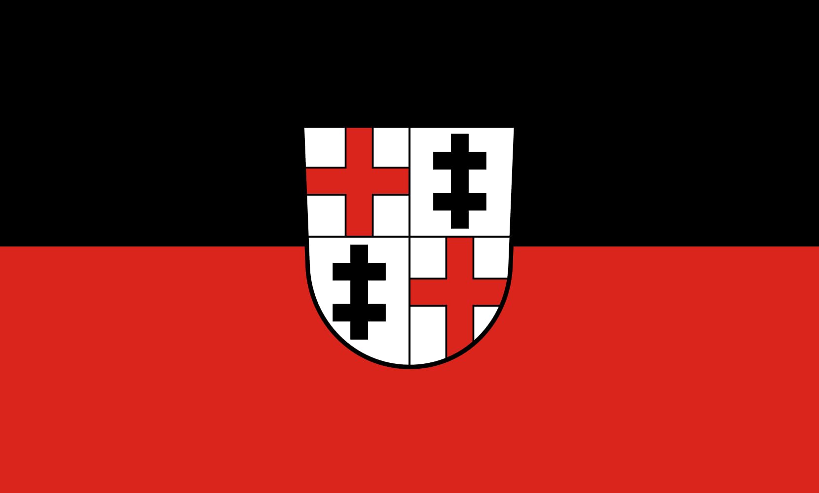Drapeau Merzig 1.35m² anti-effilochage grand format paysage durable
