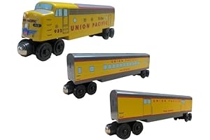 Union Pacific City of Los Angeles F7 Engine 3 Pc. Wooden Toy...