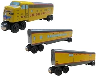 Union Pacific City of Los Angeles F7 Engine 3 Pc. Wooden Toy Train Set