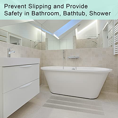 Leyibo Anti Slip Tape Clear Waterproof Outdoor/Indoor With Roller, 3" X 35Ft Non Slip Traction Grip Tape For Bathtubs, Boats, Stairs, Pools, Transparent, Soft, Comfortable For Bare Feet (3" X 35') #TOP4
