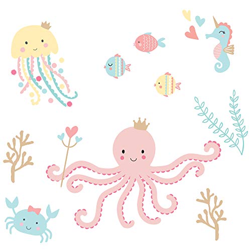 Image of Bedtime Originals Ocean Mist Wall Decals, Multicolor