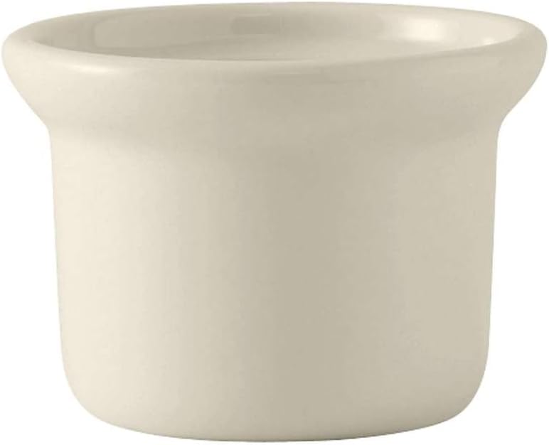 Tuxton China DYS-0805 Petite Marmite, 8 oz., 4" Dia. x 2-7/8"H, Round, Microwave & Dishwasher Safe, Oven Proof, Fully vitrified, Lead-Free, Ceramic, DuraTux, Assorted Colors, Pack of 12