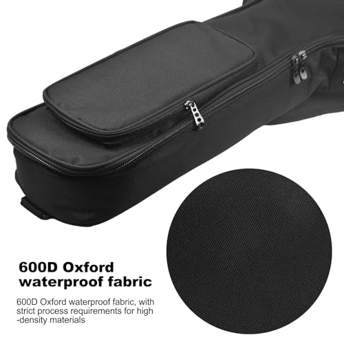 Housse de Guitare Acoustique de 41 Pouces, Sac à Dos Rembourré de Guitare 24MM, Etanche Guitare Etui de Transport, Guitar Gig Bag Case avec Poches Externes, Indéchirable 600D Oxford Tissu, Noir - Les Beatles, Paul McCartney, John Lennon, RIngo Starr, George Harrison Housse de Guitare Acoustique de 41 Pouces, Sac à Dos Rembourré de Guitare 24MM, Etanche Guitare Etui de Transport, Guitar Gig Bag Case avec Poches Externes, Indéchirable 600D Oxford Tissu, Noir – Image 7