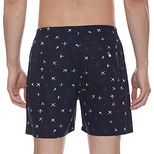 Image of Longies Men's Cotton Printed Regular Boxer Shorts