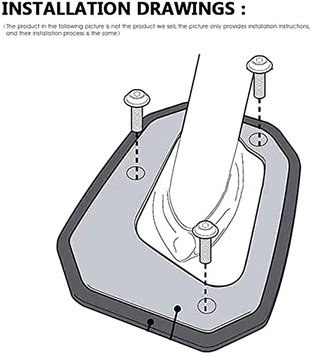 Support Latéral TMAX 530 : Extension de Béquille en Aluminium Haute Finition