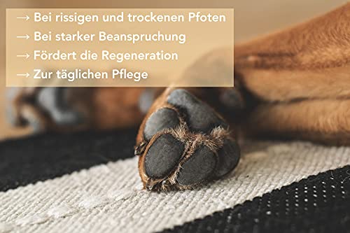 Mahu Natur 100 ml Pfotenbalsam Hund & Katze - Super Pfotenschutz Creme Und Pfotenpflege Hund Mit Wertvoller Sheabutter- Pflege Bei Trockenen Und Rissigen Pfoten