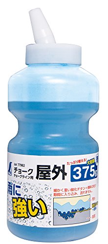 シンワ測定(Shinwa Sokutei) チョーク チョークライン用 粉チョーク 屋外 青 375g 77962