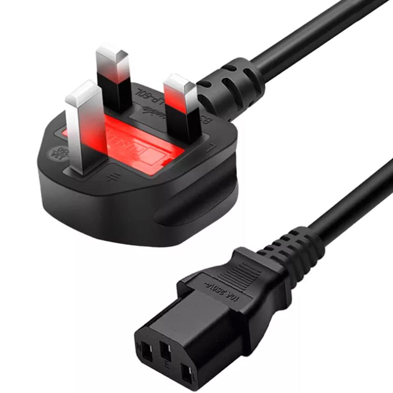 Buy Mimiblu UK Kettle Lead 1.8M Power Lead 3 pin power cable for TV, pc