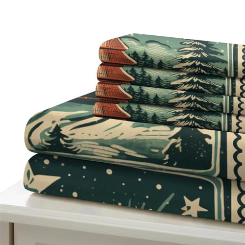 Housse de couette Noël fermeture éclair pour remplacer les parures à boutons difficiles - 6