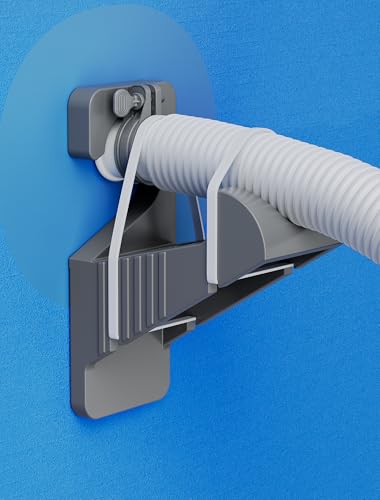 SHAPON 2Pcs Swimming Pool Pipe Holders, Above Ground Pool Accessories Compatible with Intex Pools, Pool Hose Support Bracket – Prevents Pipe Sagging for Pool Accessories