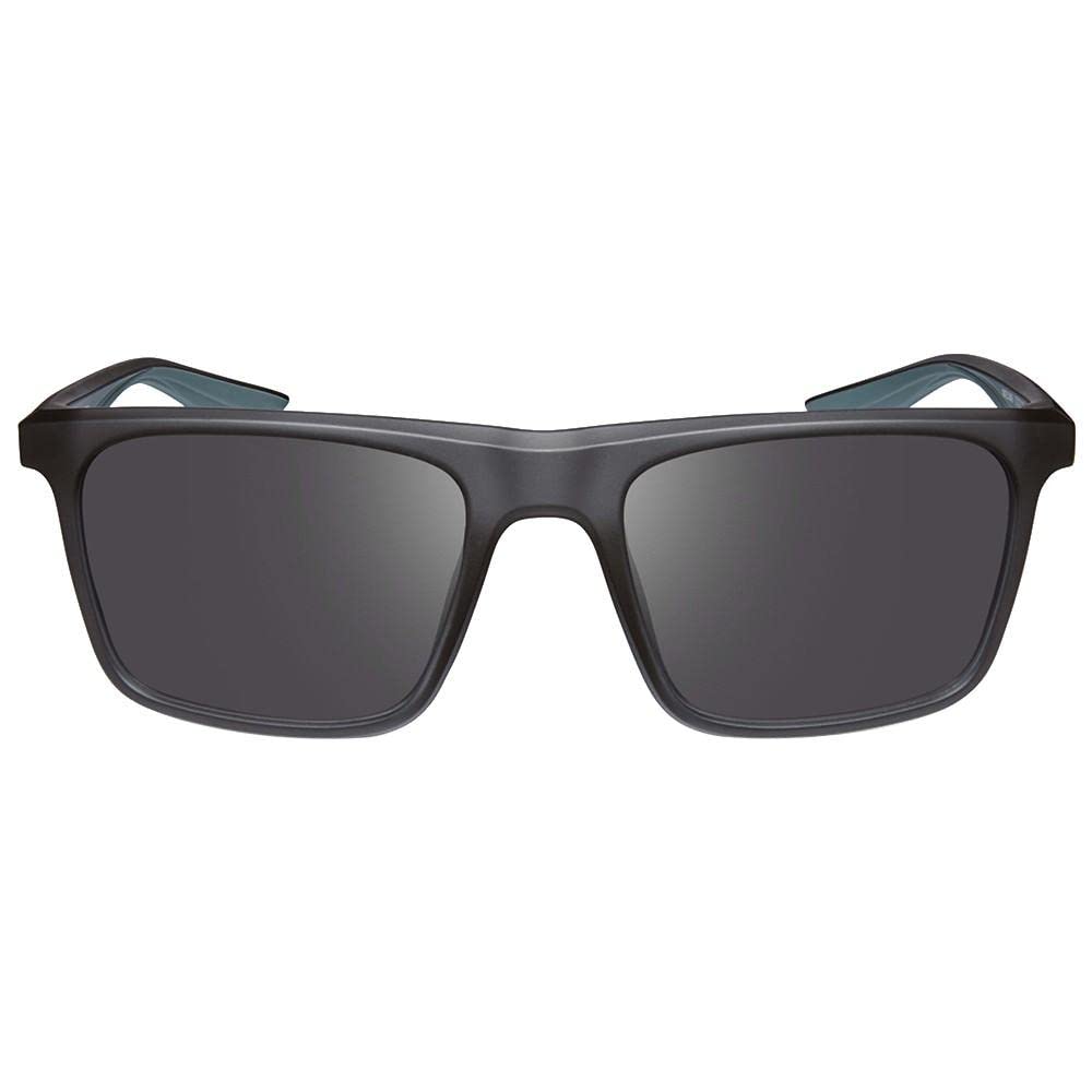 Nike CHAK DZ7372 021 Matte Dark Grey/Silver Flash Sunglasses Man Iniettato, Rectangle, 54