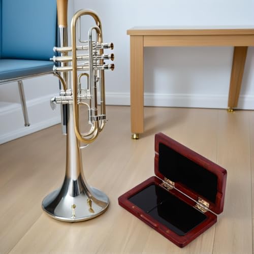 HEALLILY Saxophone Reed Case Wooden Holder Box For Saxophone Clarinet Reeds - Thumbnail 4