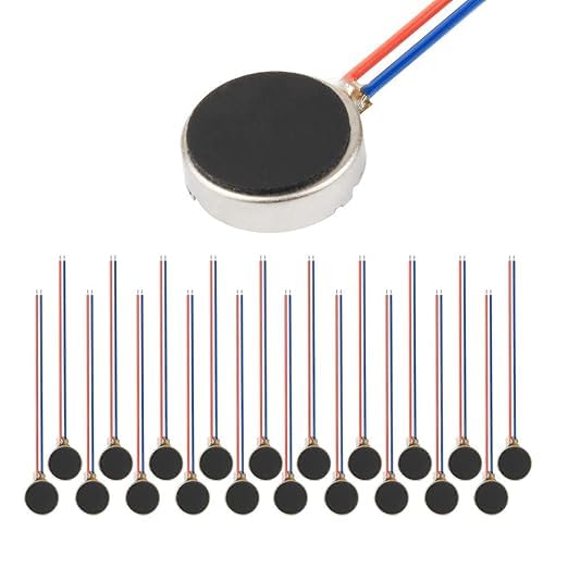 SP Electron Pack of 20 PCS 10mm x 3mm Mini Vibration Motors DC 3V 12000rpm Flat Coin Button-Type Micro DC Vibrating Motor for Mobile Cell Phone Pager Tablet Household Appliances.-image-32