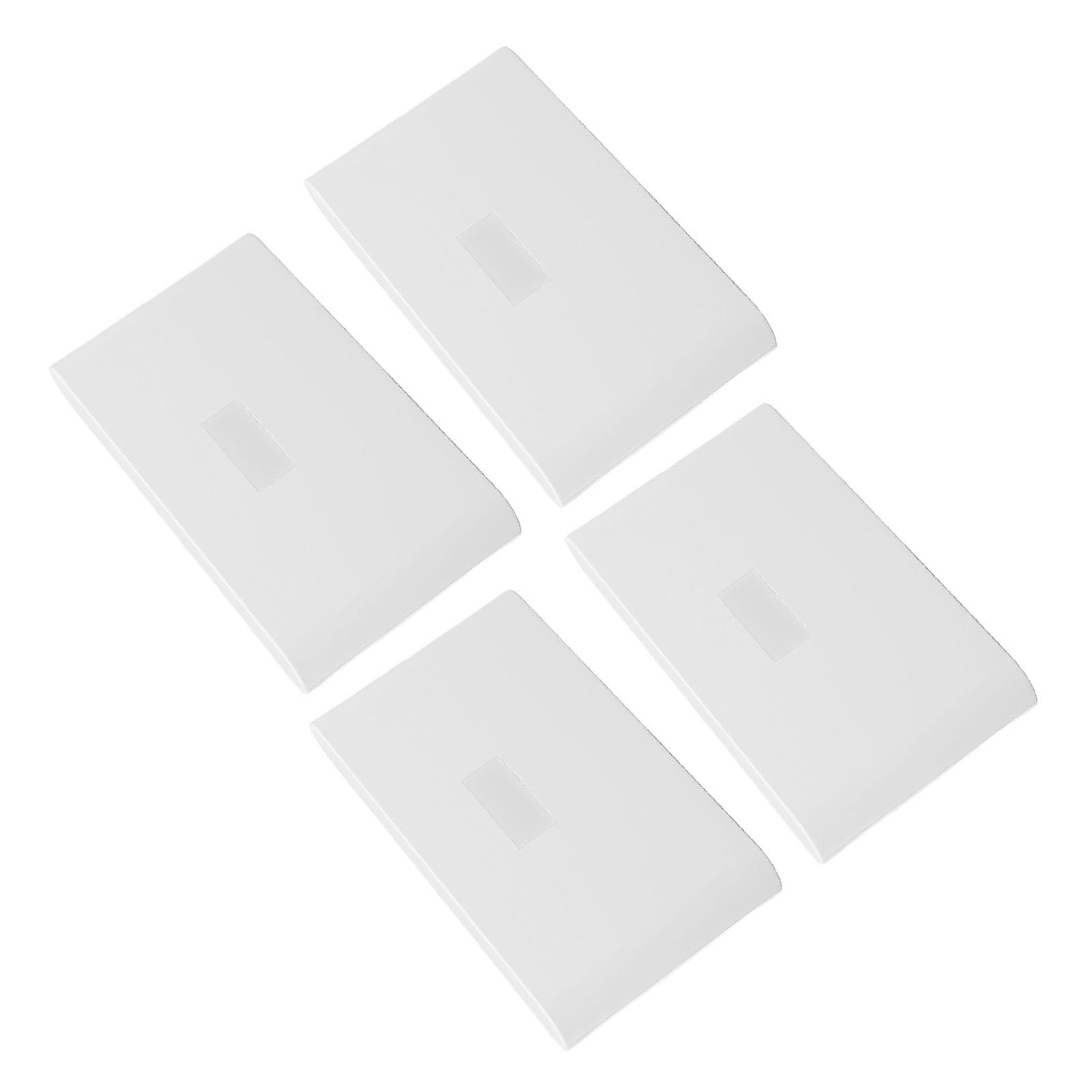Luz Nocturna LED Magnética con Sensor de Movimiento, Luz Nocturna Inalámbrica Recargable de 2700k para Escaleras de Dormitorio Material: ABS Juego de 4