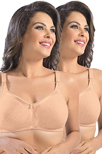 Image of SONARI Zoya Women's Non Padded Full Coverage Bra Pack of 2