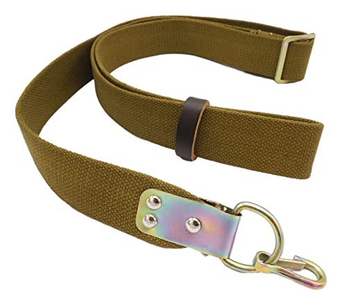 BELEON Rifle Sling Military Surplus Canvas Hunting - 2 Point Sling Soviet Russian Army Standard Gun Sling Rifle - Surplus Sling Rifle Shoulder Strap Yugo Sling - Airsoft Rifle Accessories