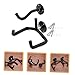 Totority 1set Guitar Wall Mount Hanger for Acoustic Electric Banjo and Ukulele Hook for Easy Installation and Versatile Storage for All Instruments