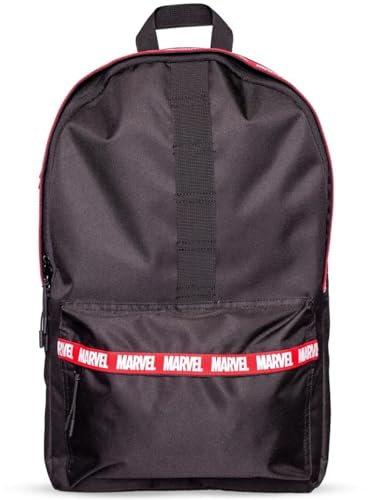 Sac à dos Marvel noir Classic Webbing Logo cartable urbain vintage